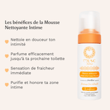 Mousse nettoyante Intime Crazy Passion - la Pulpeuse