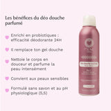 Déo douche parfumé au Musc Blanc - l'Irrésistible