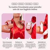 Lingettes toilette Intime Rose Mystik x120 – lot de 4