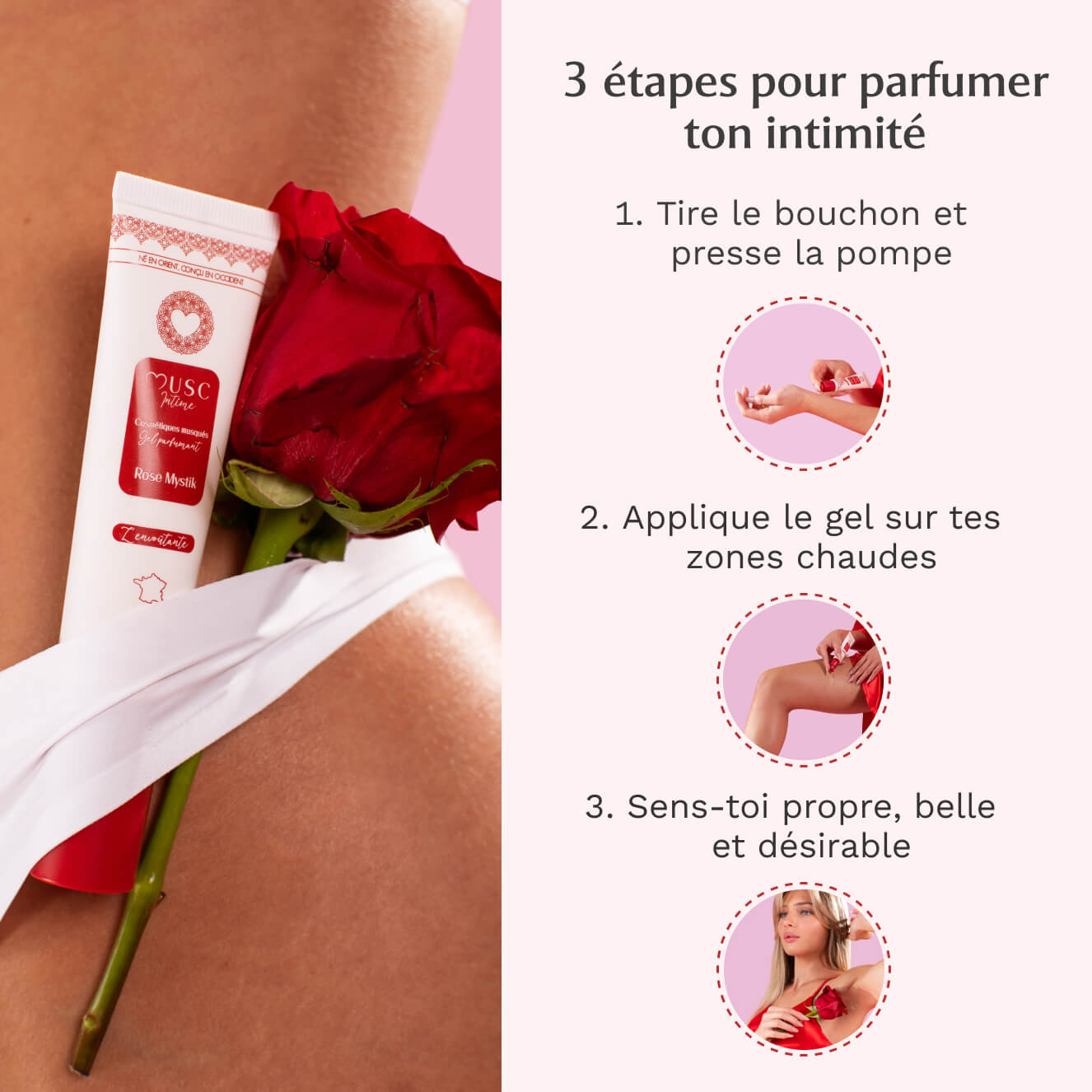 Gel parfumant l'Envoûtante - Rose Mystik
