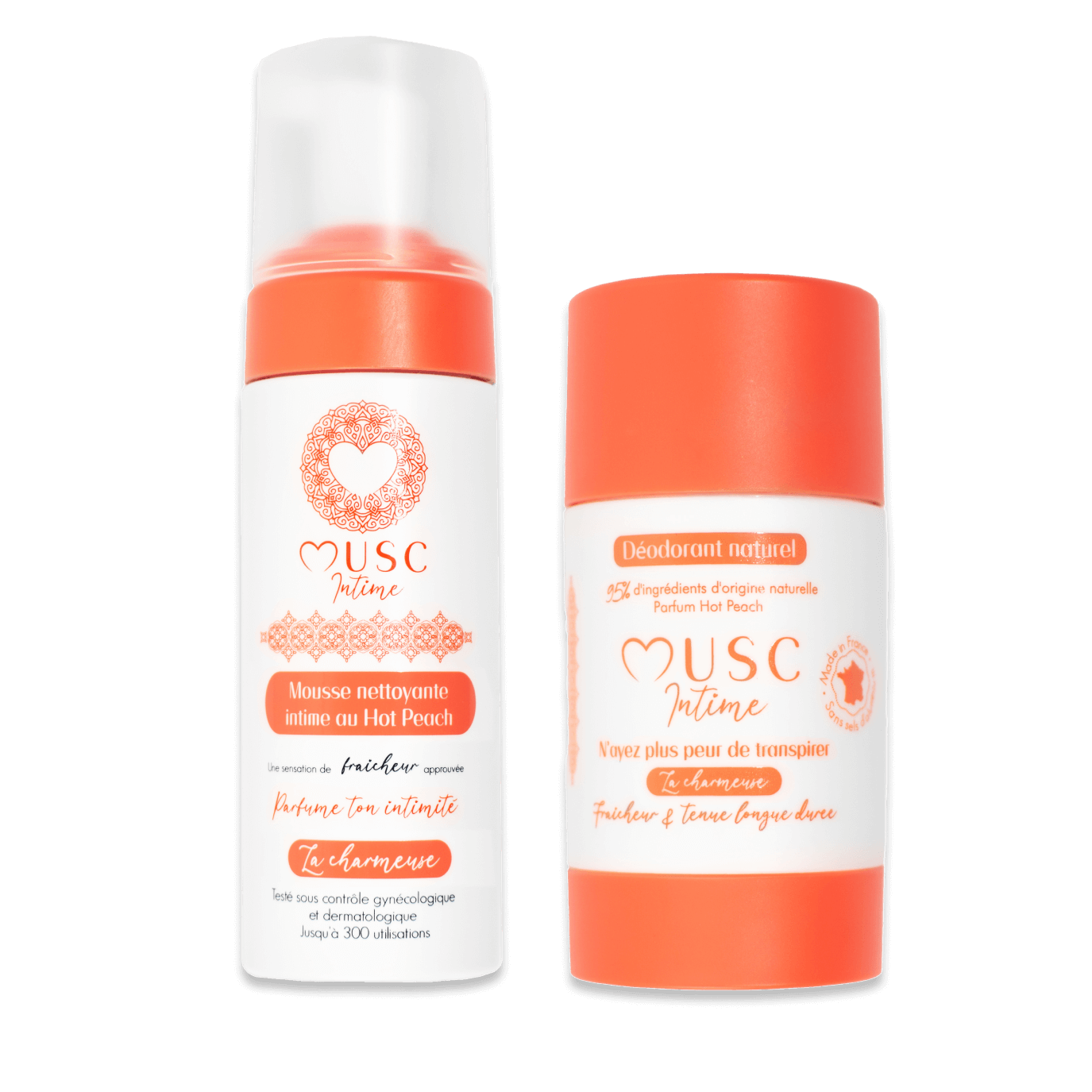 Mousse nettoyante Intime Hot Peach - la Charmeuse