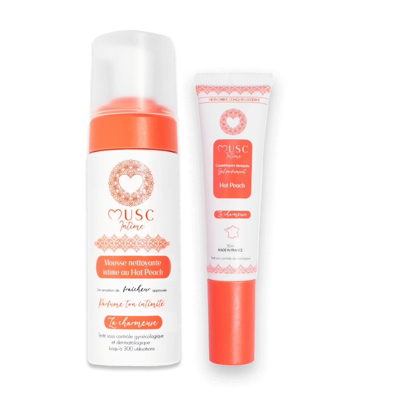 Mousse nettoyante Intime Hot Peach - la Charmeuse