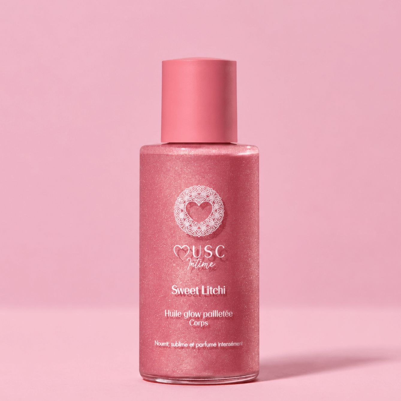 Huile Glow Pailletée Corps Sweet Litchi