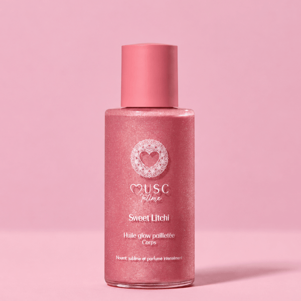 Huile Glow Pailletée Corps Sweet Litchi